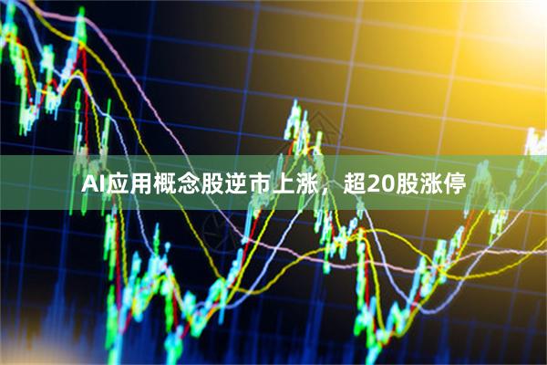 AI应用概念股逆市上涨，超20股涨停